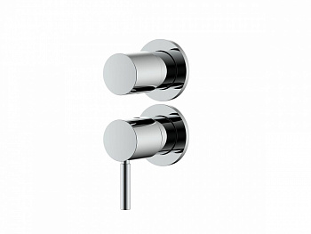 NEMO ROUND Встраиваемый смеситель для душа из стены на 3 потребителя, CHROME PLATED арт. 39535
