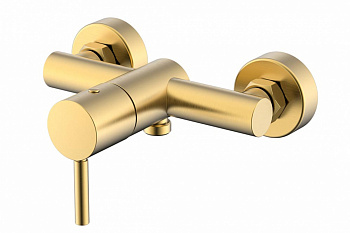 NEMO ROUND Смеситель для душа без душевого гарнитура, BRUSH GOLD арт. 39674