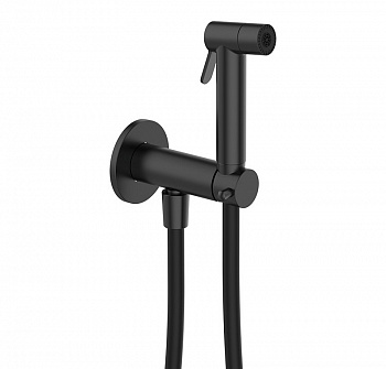 GRB INTIMIXER Гигиенический душ с прогрессивным смесителем, Metal Black/шланг Metal Black PVC арт. 39816