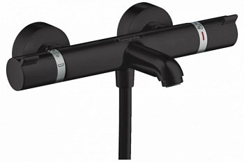 HANSGROHE Ecostat Термостат для ванны Ecostat Comfort, ВМ, ½', шлиф. черный хром арт. 39845