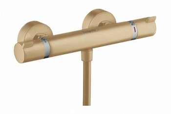 HANSGROHE Ecostat Термостат для душа Comfort, внешнего монтажа, 17 л/мин, шлиф. бронза арт. 39848