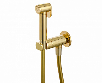 REMER X STYLE Гигиенический душ с прогрессивным смесителем, DO shiny gold арт. 39872