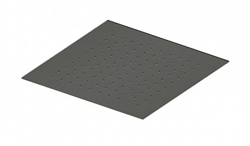 QUADRO DESIGN Верхний душ потолочный встраиваемый, 340х340 мм, AISI304 ON PVD: Black gold арт. 40026
