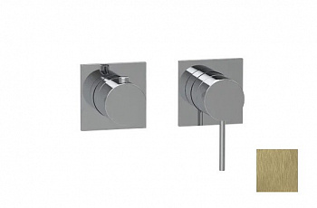 ALMAR MODULAR Внешняя часть смесителя для душа на 2 или 3 потребителя, PVD Brushed High Brass арт. 40110
