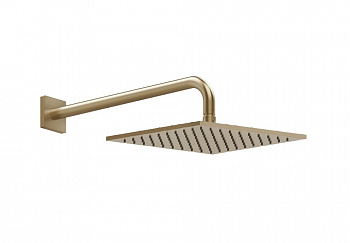 GESSI RILIEVO Верхний душ для настенного крепления, поворотный, Warm Bronze Br. PVD арт. 122797