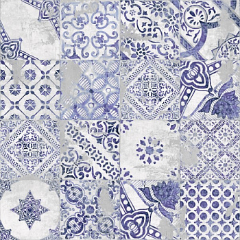 APAVISA OZONE BLUE DECOR 59.55х59.55 G-1234 арт. 43174