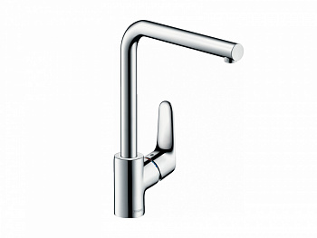 HANSGROHE Focus M41 Смеситель кухонный однорычажный, 280, jet, 12 л/мин., хром арт. 40308