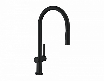 HANSGROHE Talis M54 Кухонный смеситель однорычажный, 210, с вытяжным душем, 2jet, sBox, мат.черный арт. 40316