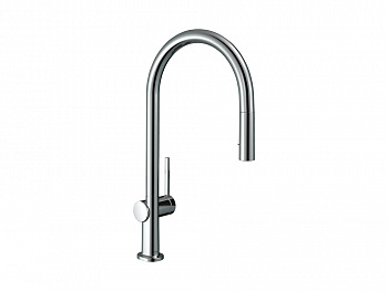 HANSGROHE Talis M54 Смеситель для кухни 210, однорычажный с вытяжным душем,2jet, G ⅜, 5 л/мин, хром арт. 40333
