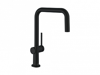 HANSGROHE Talis M54 Кухонный смеситель однорычажный, U 220, Eco, 1jet, матовый черный арт. 40343