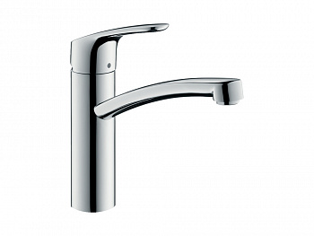 HANSGROHE FOCUS Смеситель для кухни, однорычажный, с накидной гайкой, ⅜’, 12 л/мин., хром арт. 40347