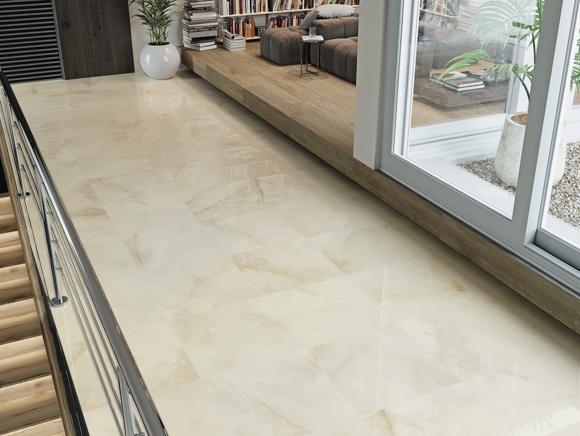 Плитка Baldocer Quios Cream Pulido 60x60 (1,08 кв.м.) арт. 52773