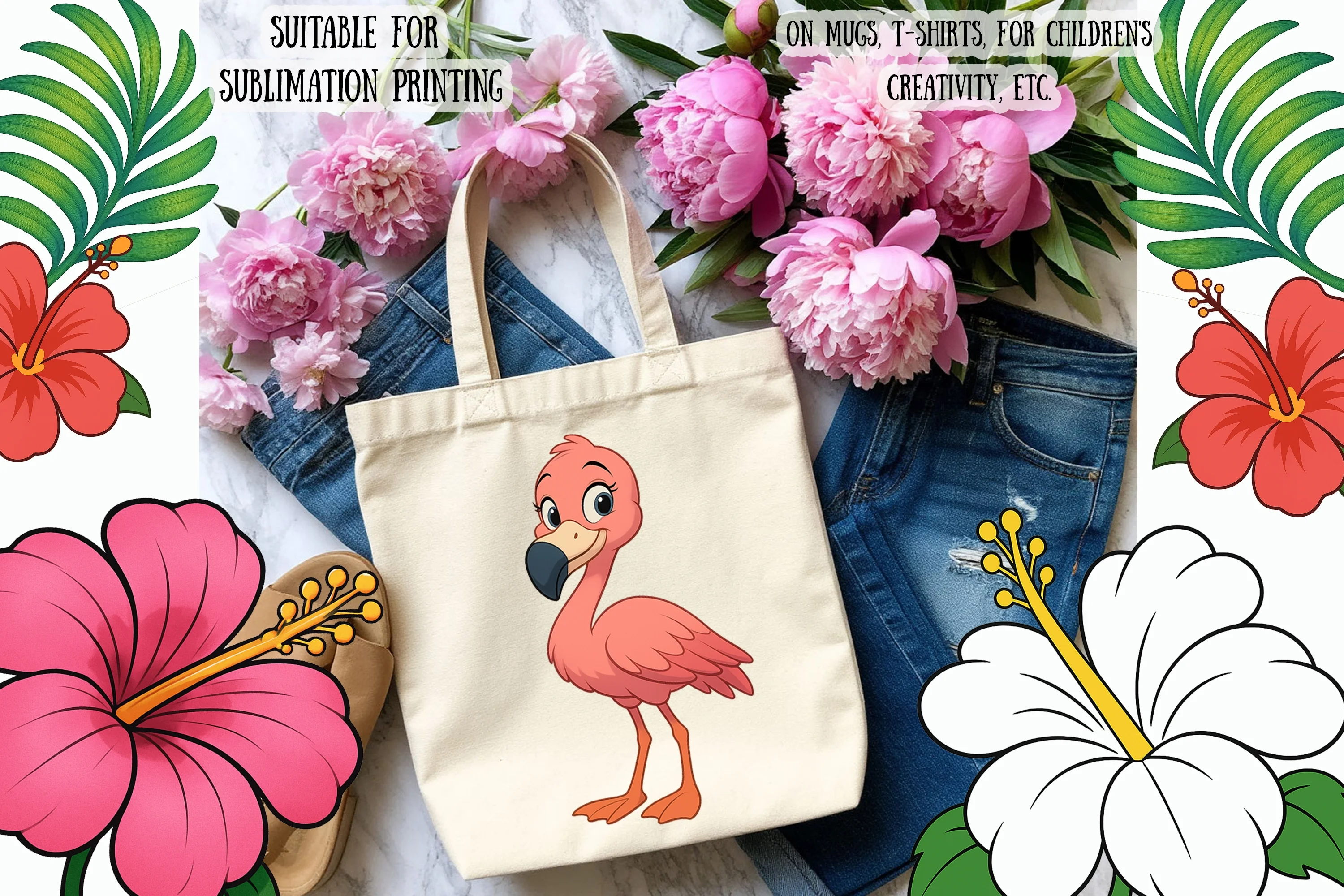 Клипарт "Милые тропические животные" - скриншот 2