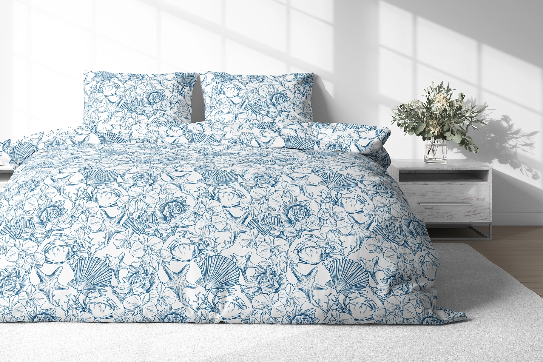 "Туаль". Набор векторных паттернов на морскую тему. - скриншот 2