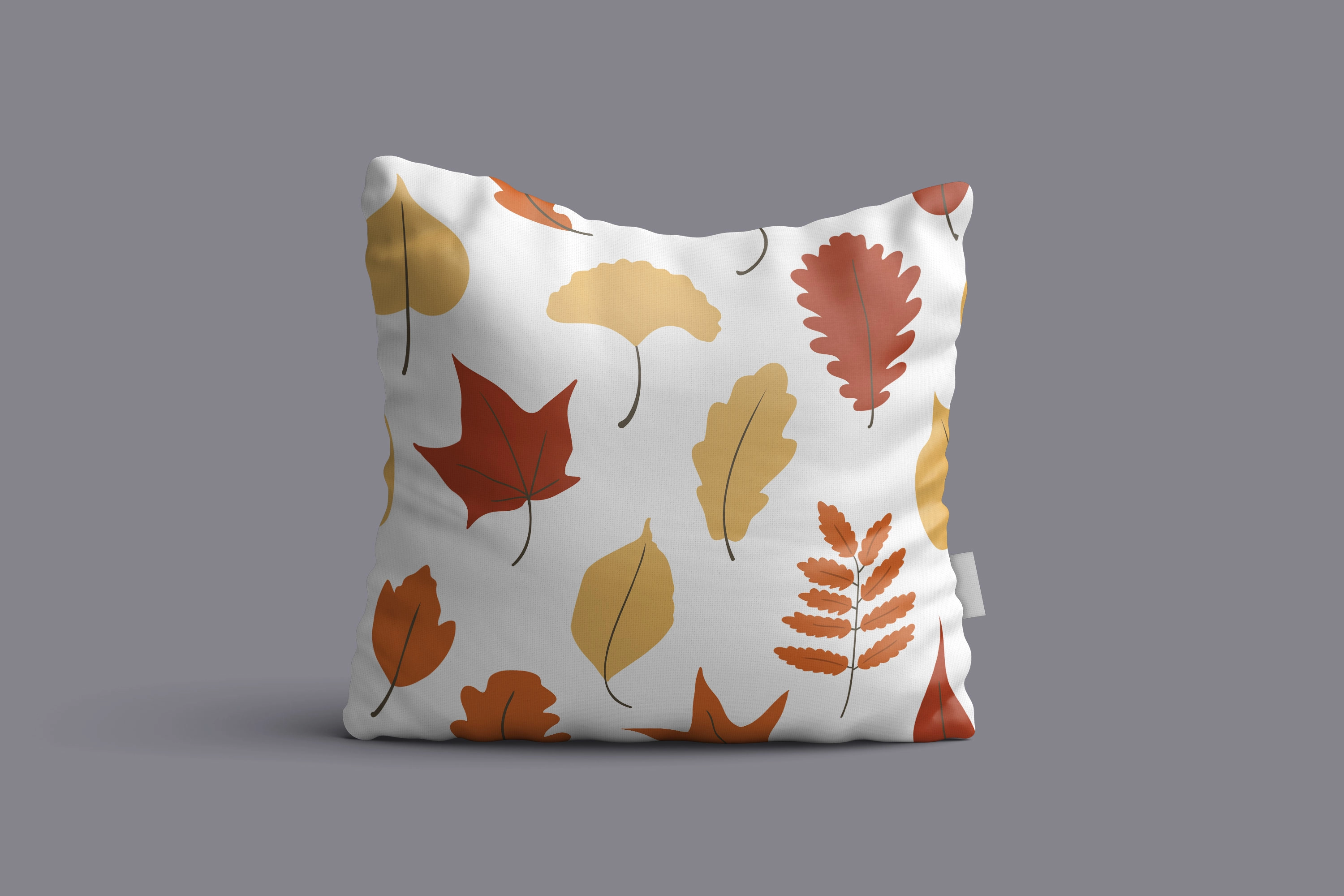 Набор бесшовных осенних паттернов с людьми на улицах, уютными домиками и сезонными деталями. - скриншот 5