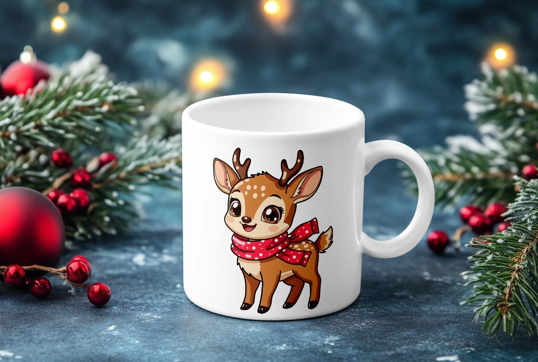 Рождественские стикеры. Векторный новогодний набор - скриншот 2