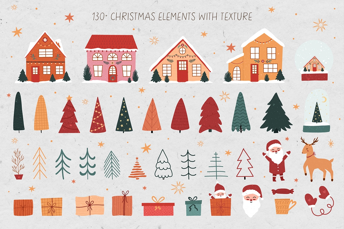 Новогодняя коллекция графики и иллюстраций - скриншот 1