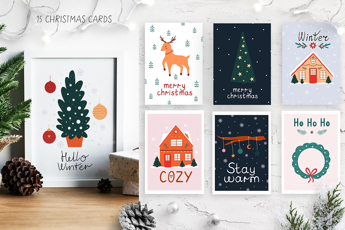 Новогодняя коллекция графики и иллюстраций - скриншот 5