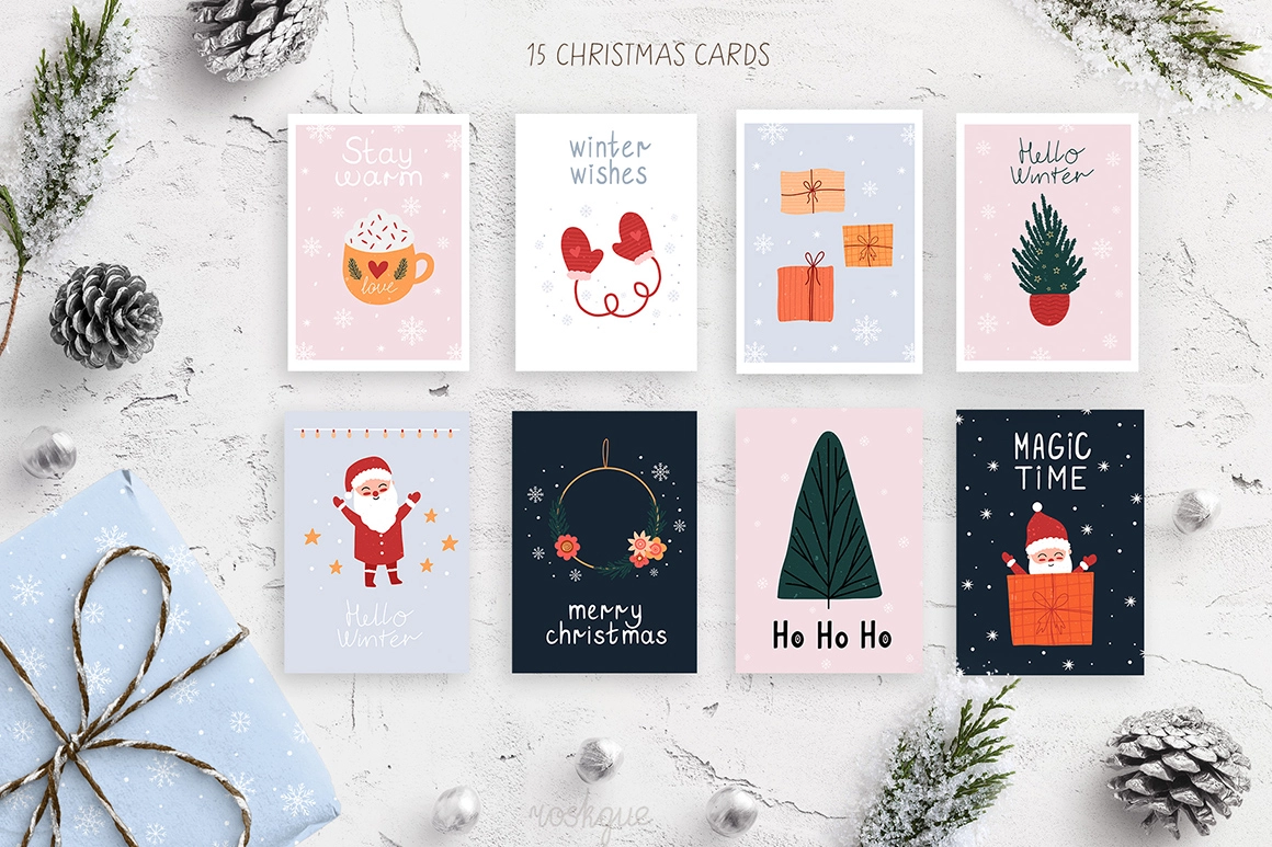 Новогодняя коллекция графики и иллюстраций - скриншот 6