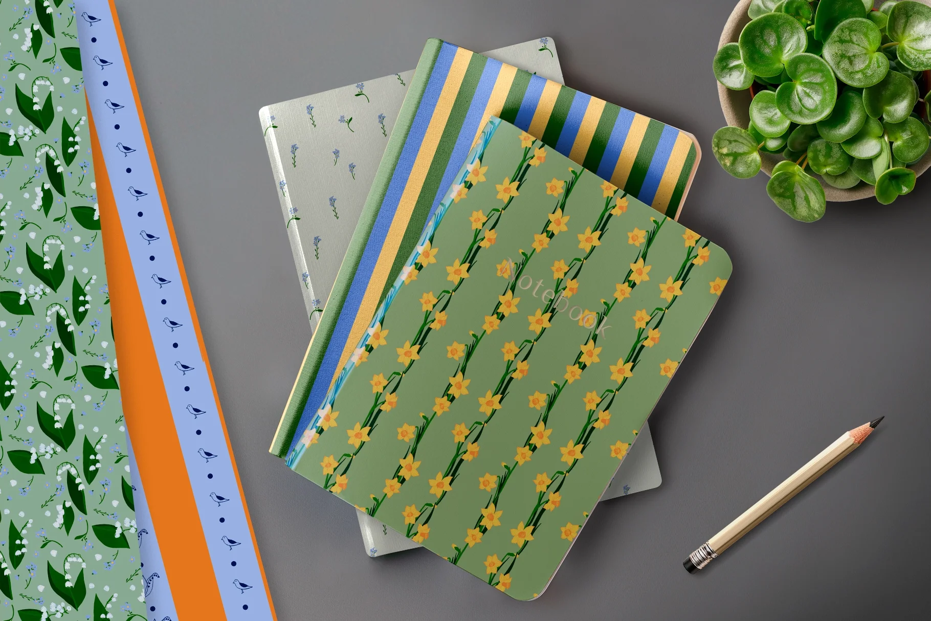 Весенний луг | Коллекция элементов и бесшовных паттернов - скриншот 3