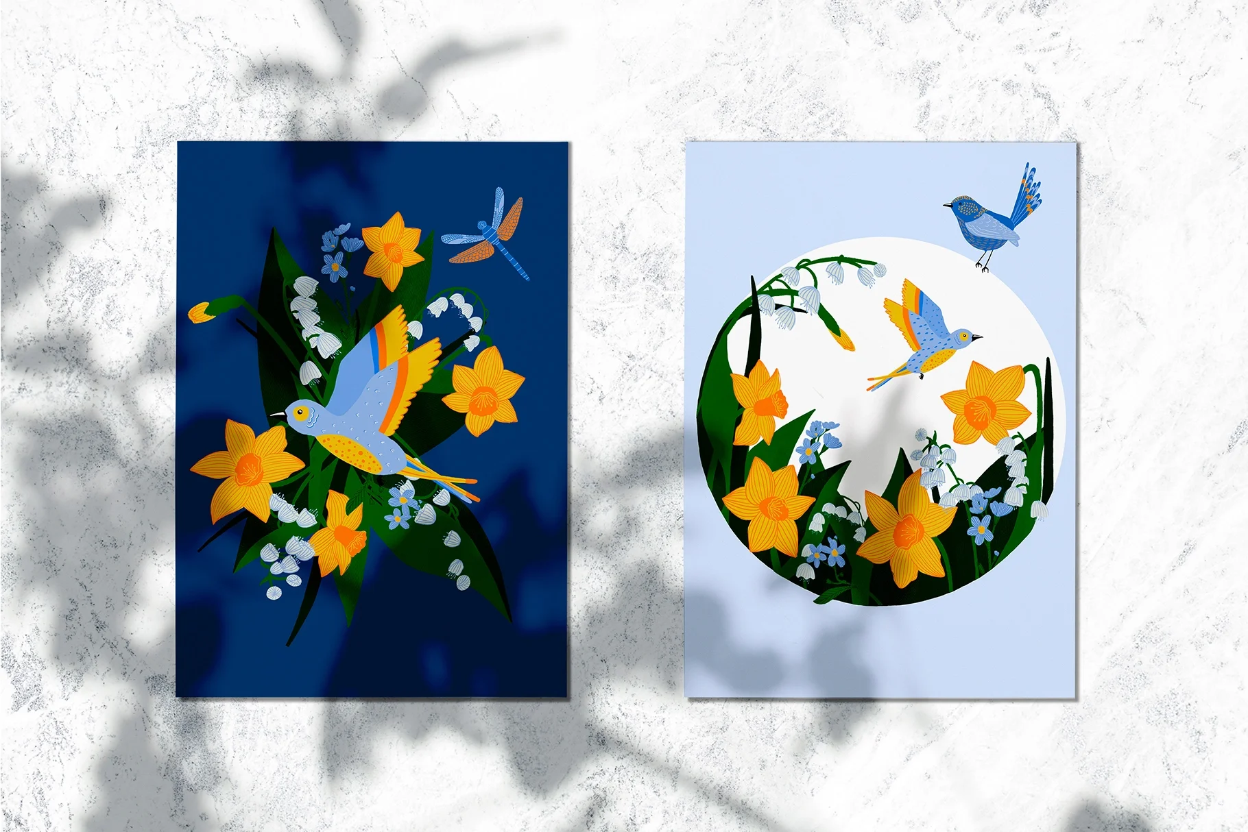 Весенний луг | Коллекция элементов и бесшовных паттернов - скриншот 6