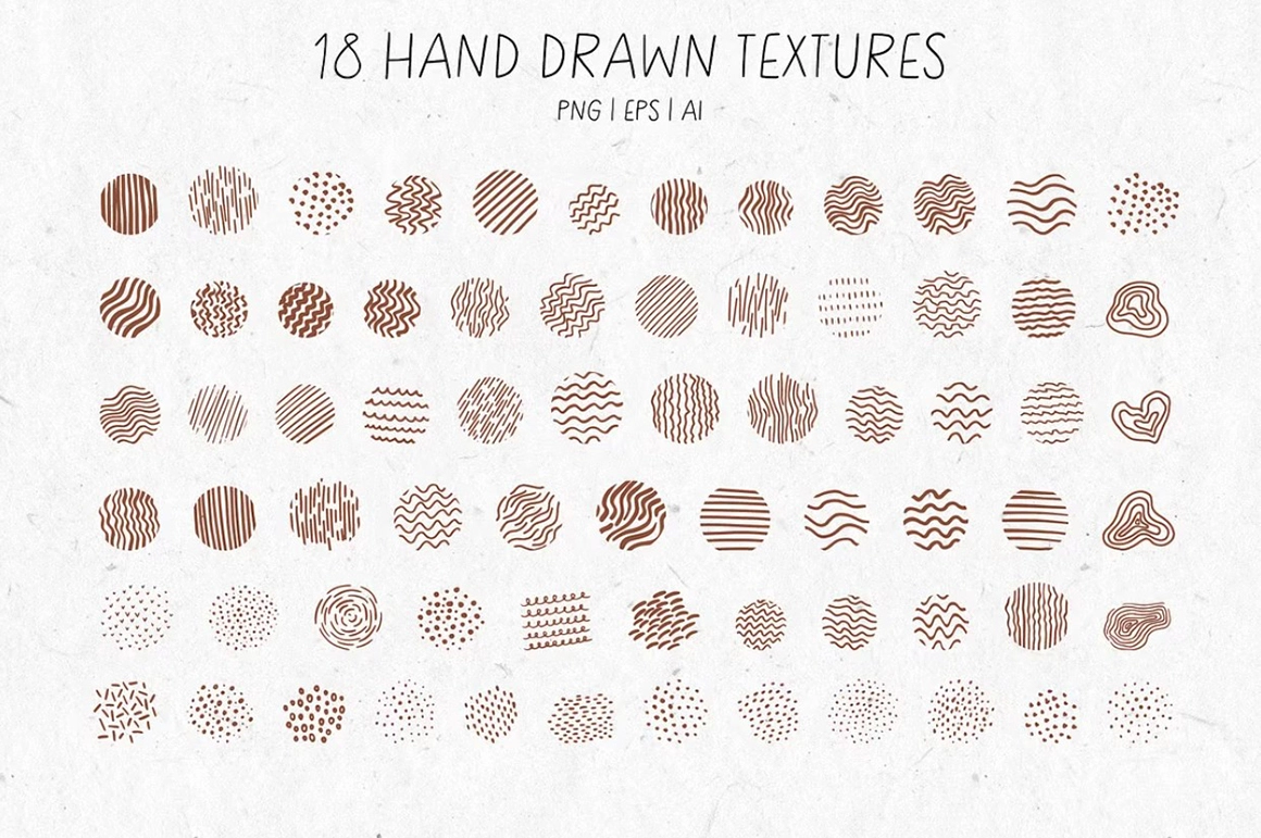 Большая абстрактная коллекция с цветочными элементами - скриншот 12