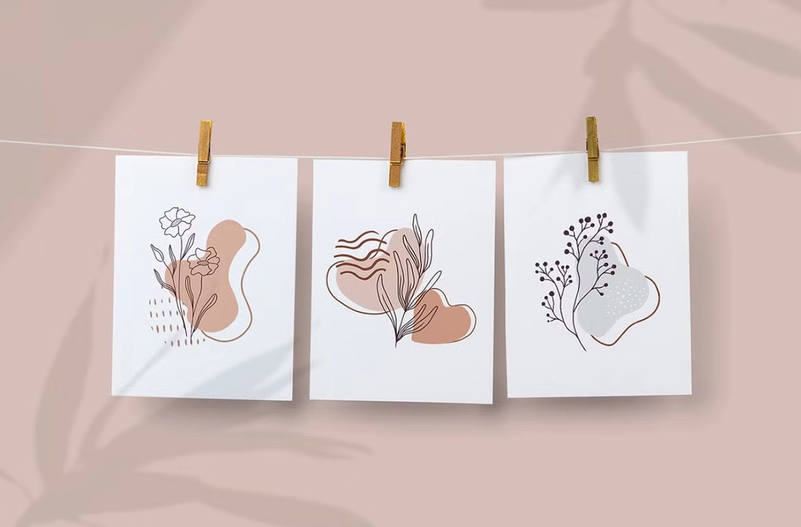 Большая абстрактная коллекция с цветочными элементами - скриншот 2