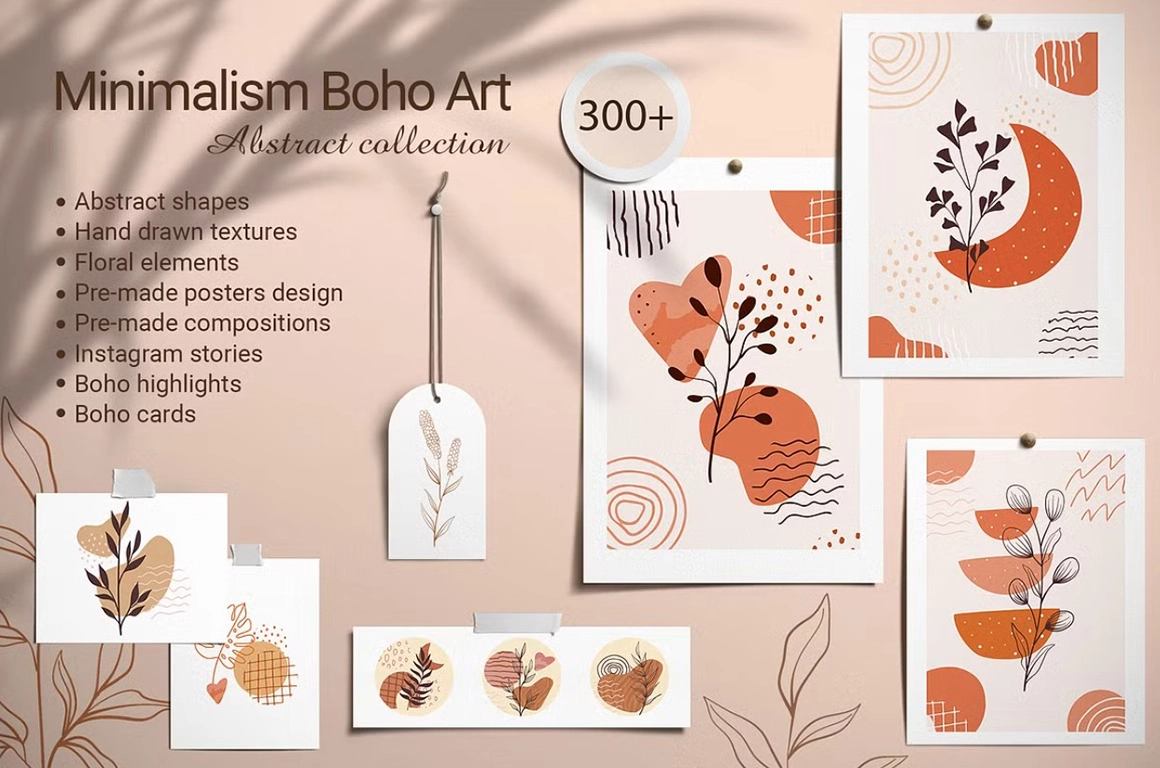 Бохо арт | Абстрактная коллекция - превью главного изображения