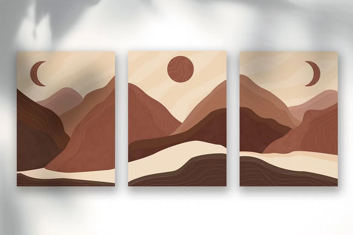 Абстрактные бохо пейзажи - скриншот 2