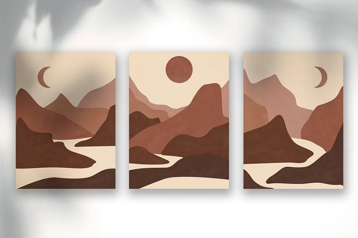 Абстрактные бохо пейзажи - скриншот 3