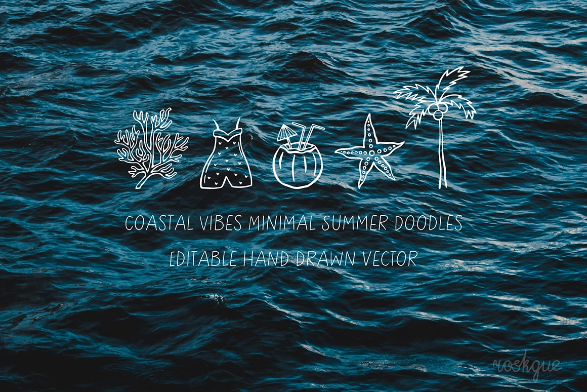 Минималистичные морские дудлы - скриншот 7