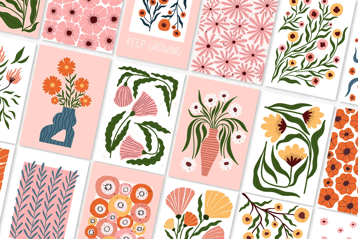 Modern Bloom | Цветочные постеры 1 - скриншот 2