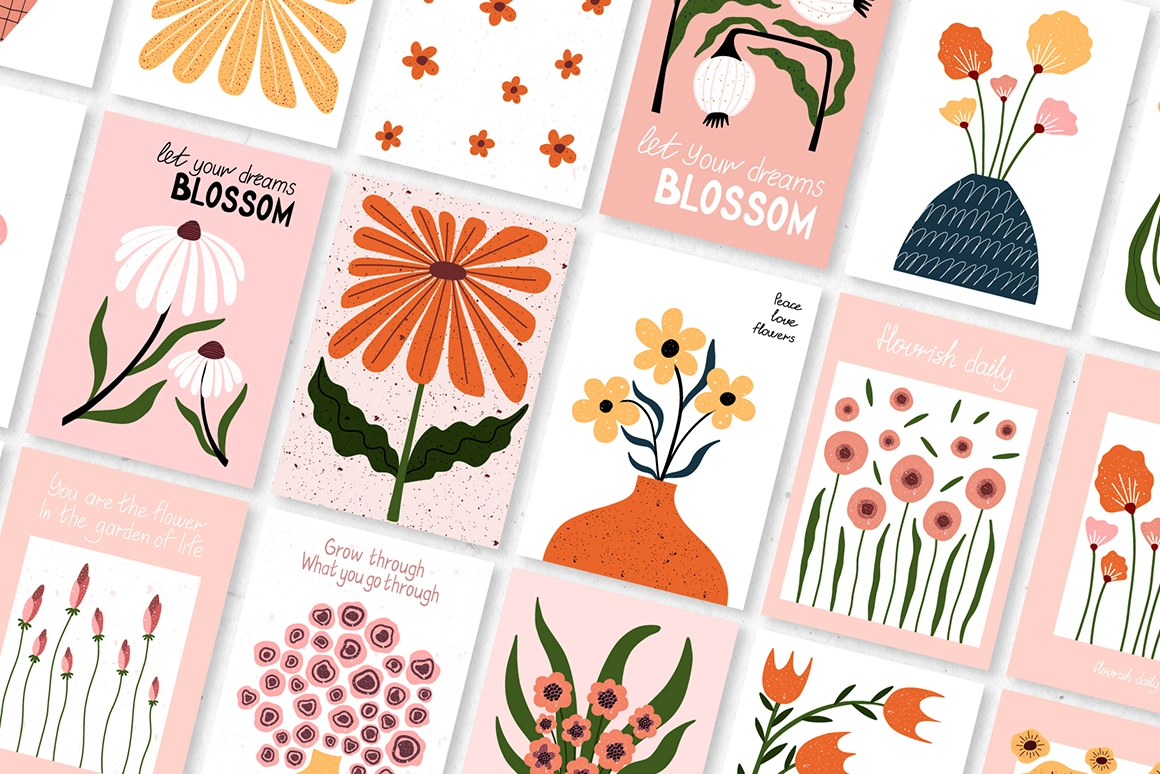 Modern Bloom | Цветочные постеры 1 - скриншот 4