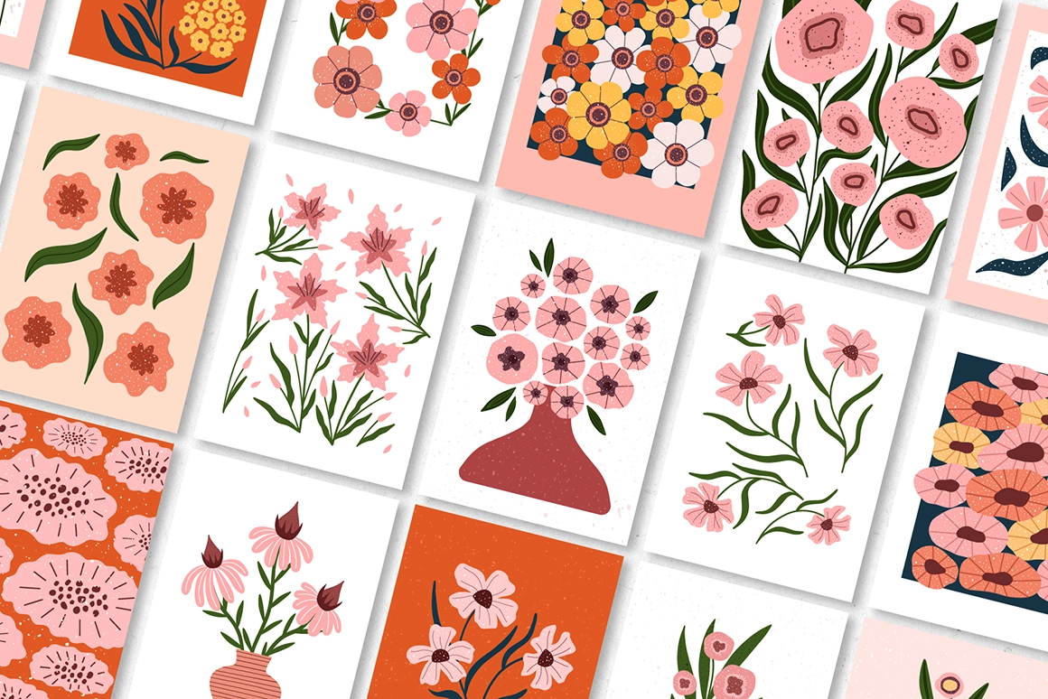 Modern Bloom | Цветочные постеры 2 - скриншот 4