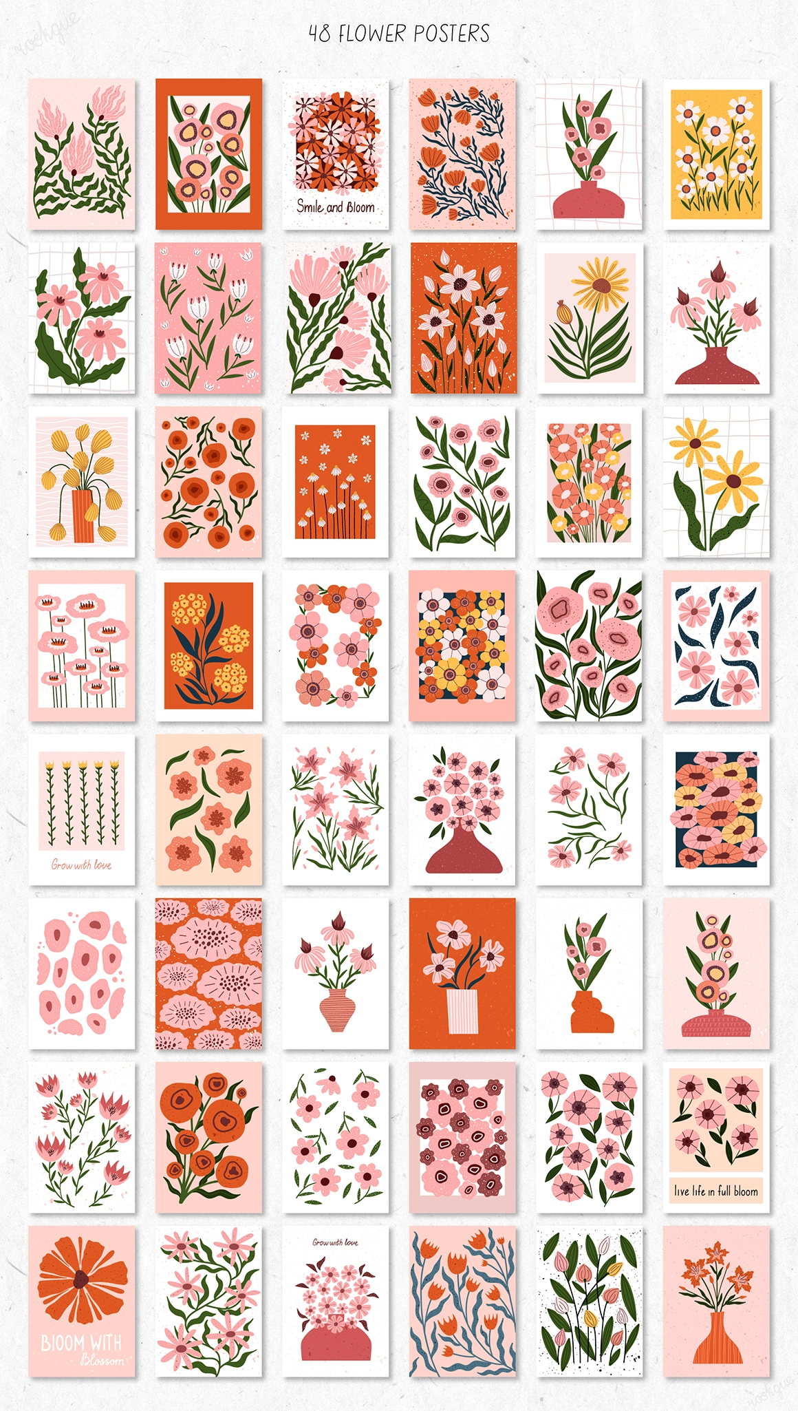 Modern Bloom | Цветочные постеры 2 - скриншот 5
