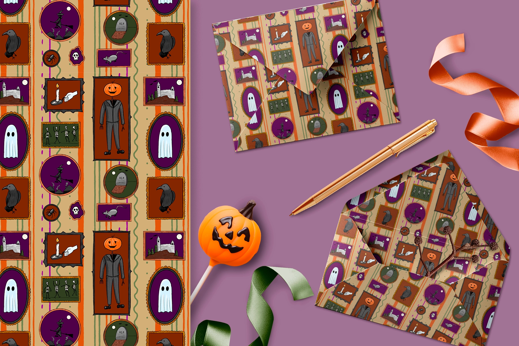 Галлерея Хэллоуина | Бешовный паттерн (+бонус) - скриншот 3