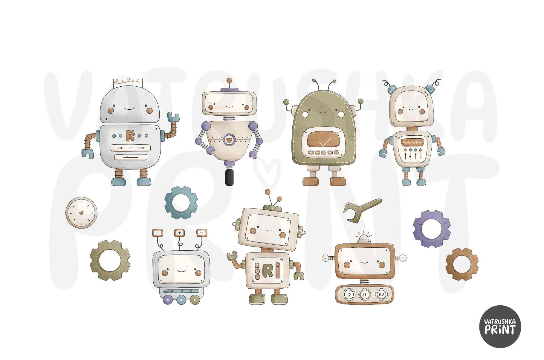 Коллекция графики Роботы - скриншот 1