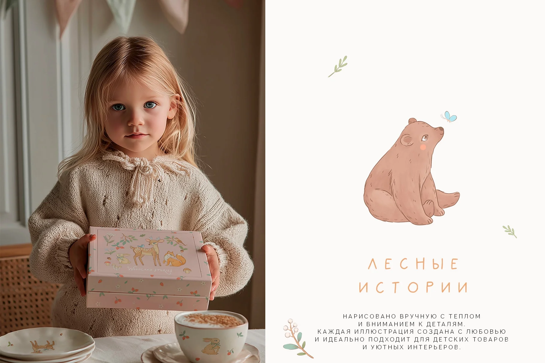 ЛЕСНЫЕ ИСТОРИИ. Иллюстрации и паттерны - скриншот 2