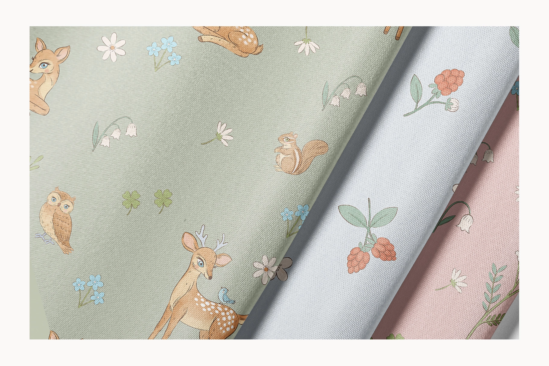 ЛЕСНЫЕ ИСТОРИИ. Иллюстрации и паттерны - скриншот 5