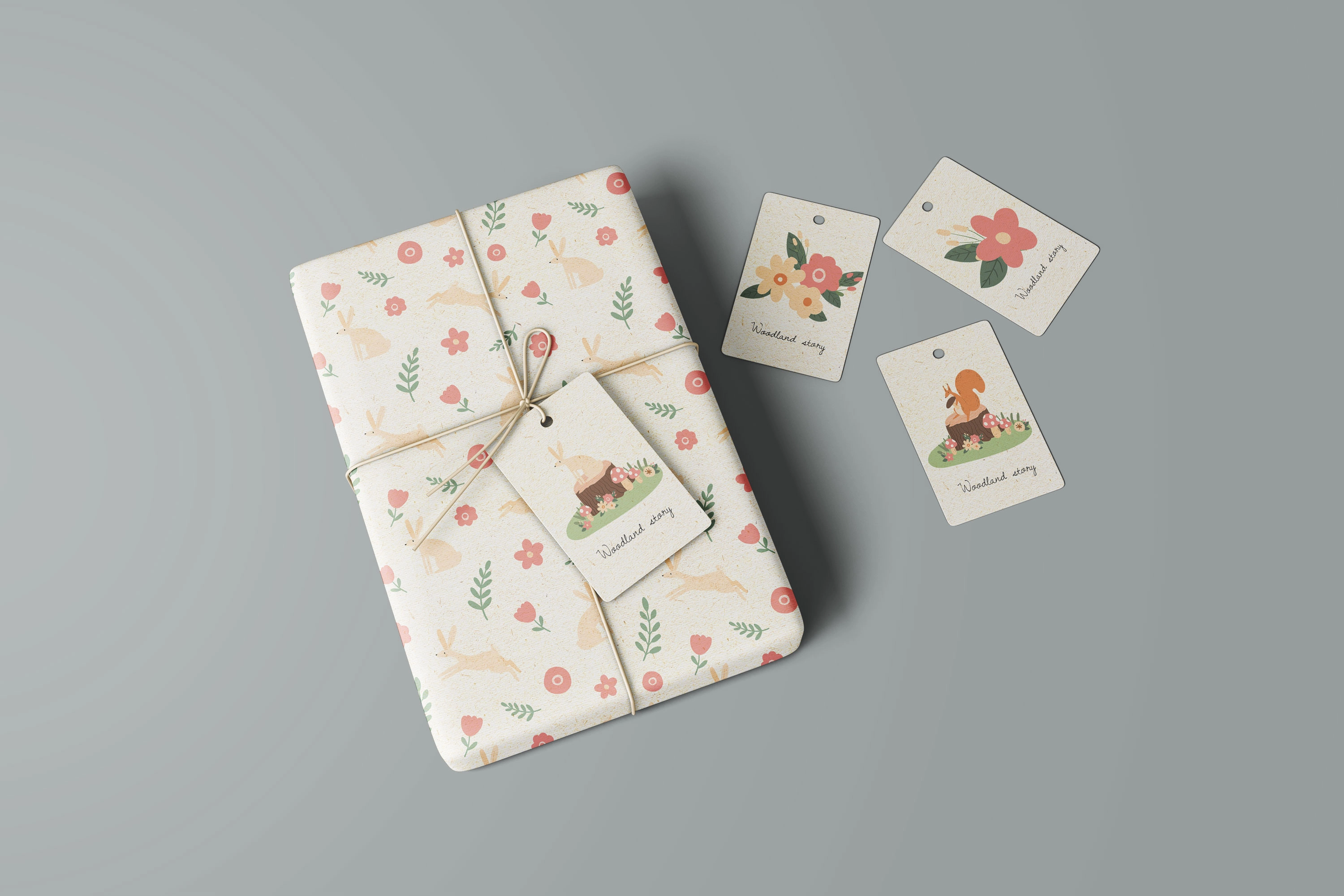 Лесная история. Коллекция элементов для создания сцен с животными и персонажами - скриншот 8