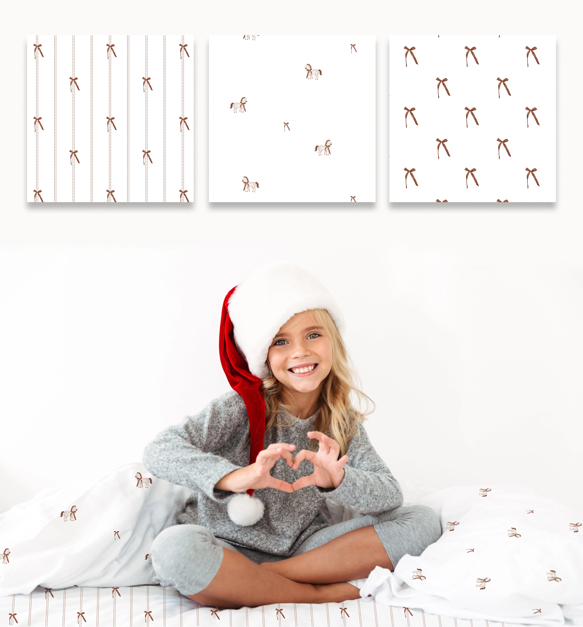 Бесшовные новогодние паттерны с символом года - скриншот 9