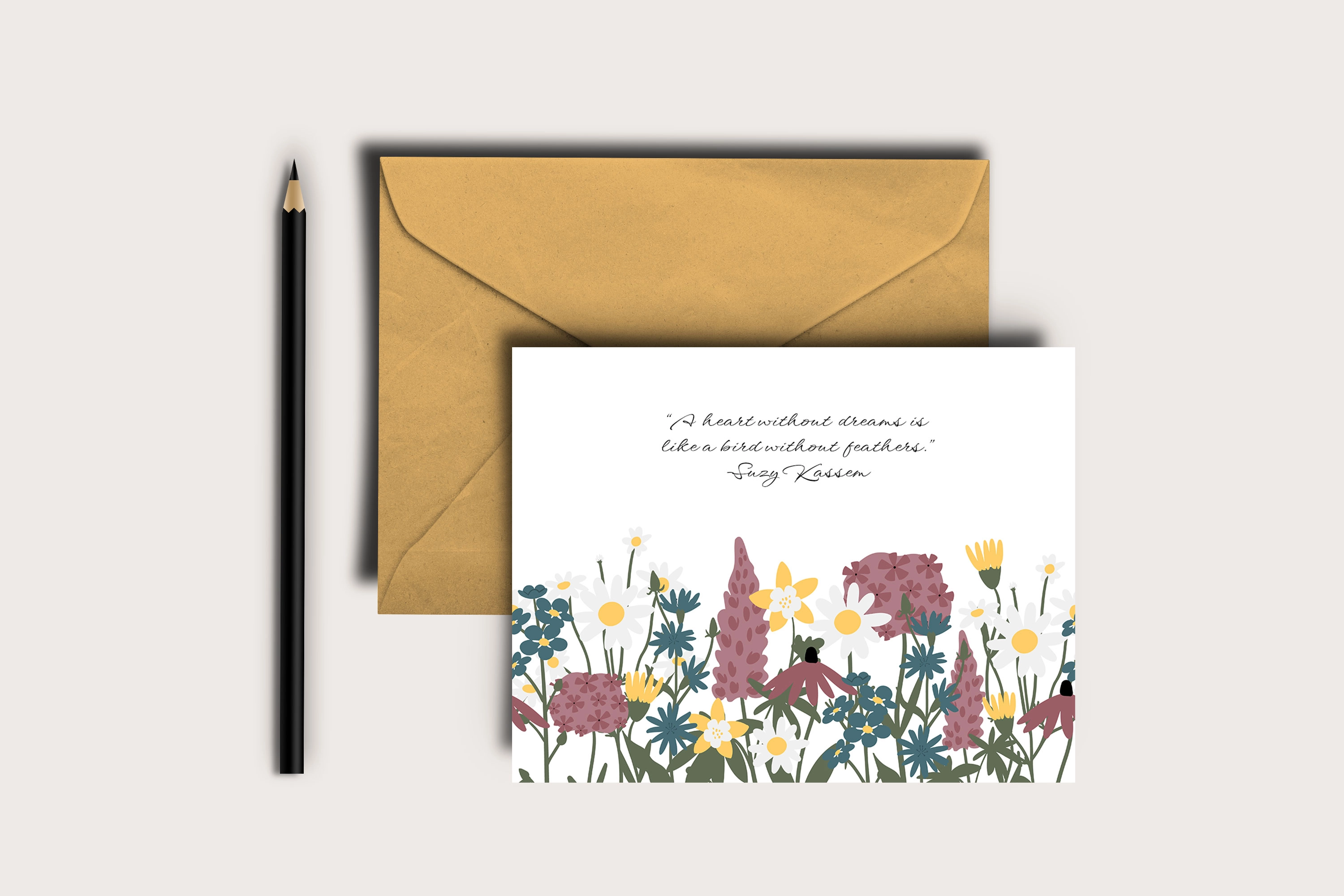 Коллекция бесшовных бордюров с полевыми цветами и девушками в стиле коттеджкор - скриншот 5