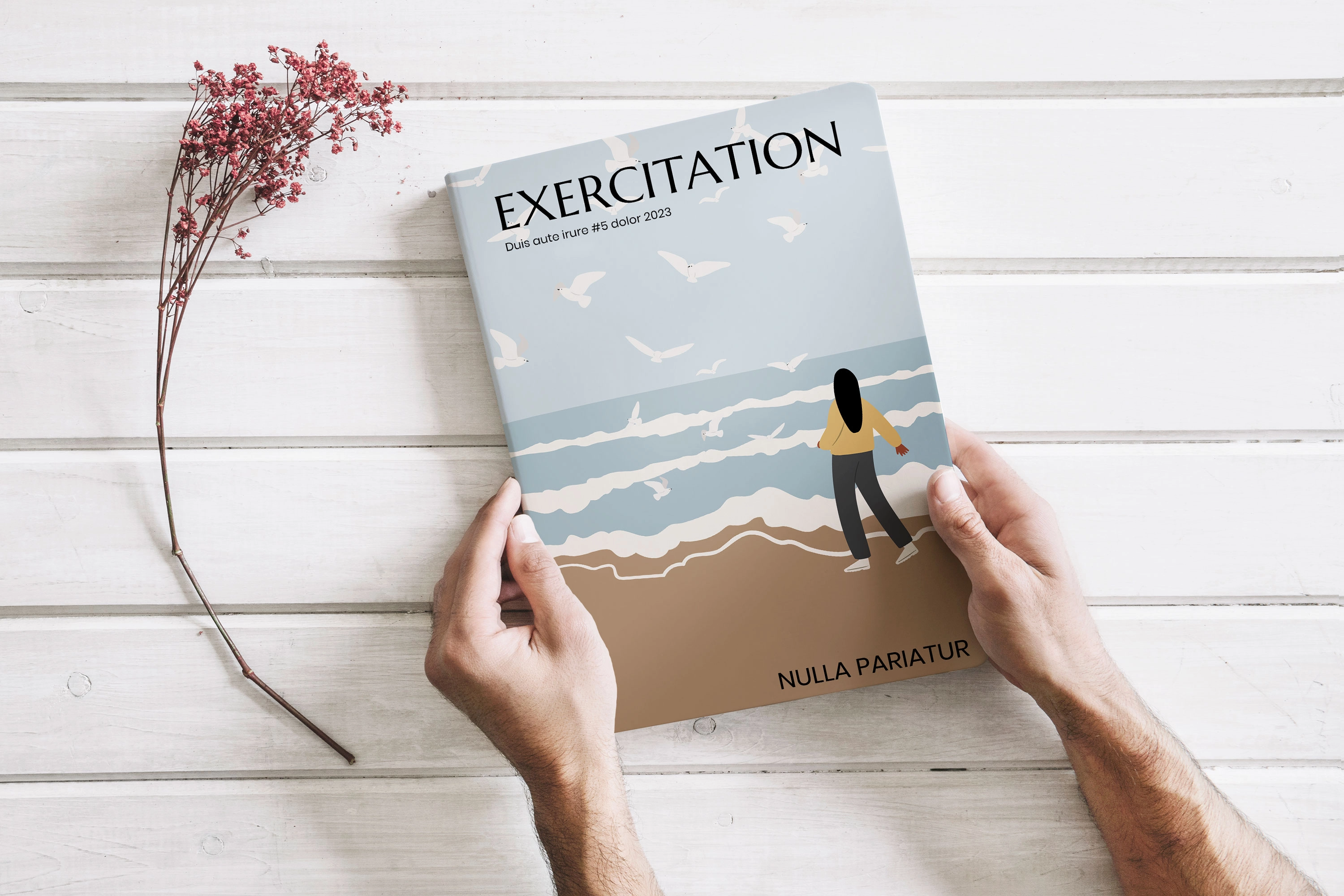 Коллекция иллюстраций с прибрежными сценами, романтическими композициями с девушками и морскими львами - скриншот 4