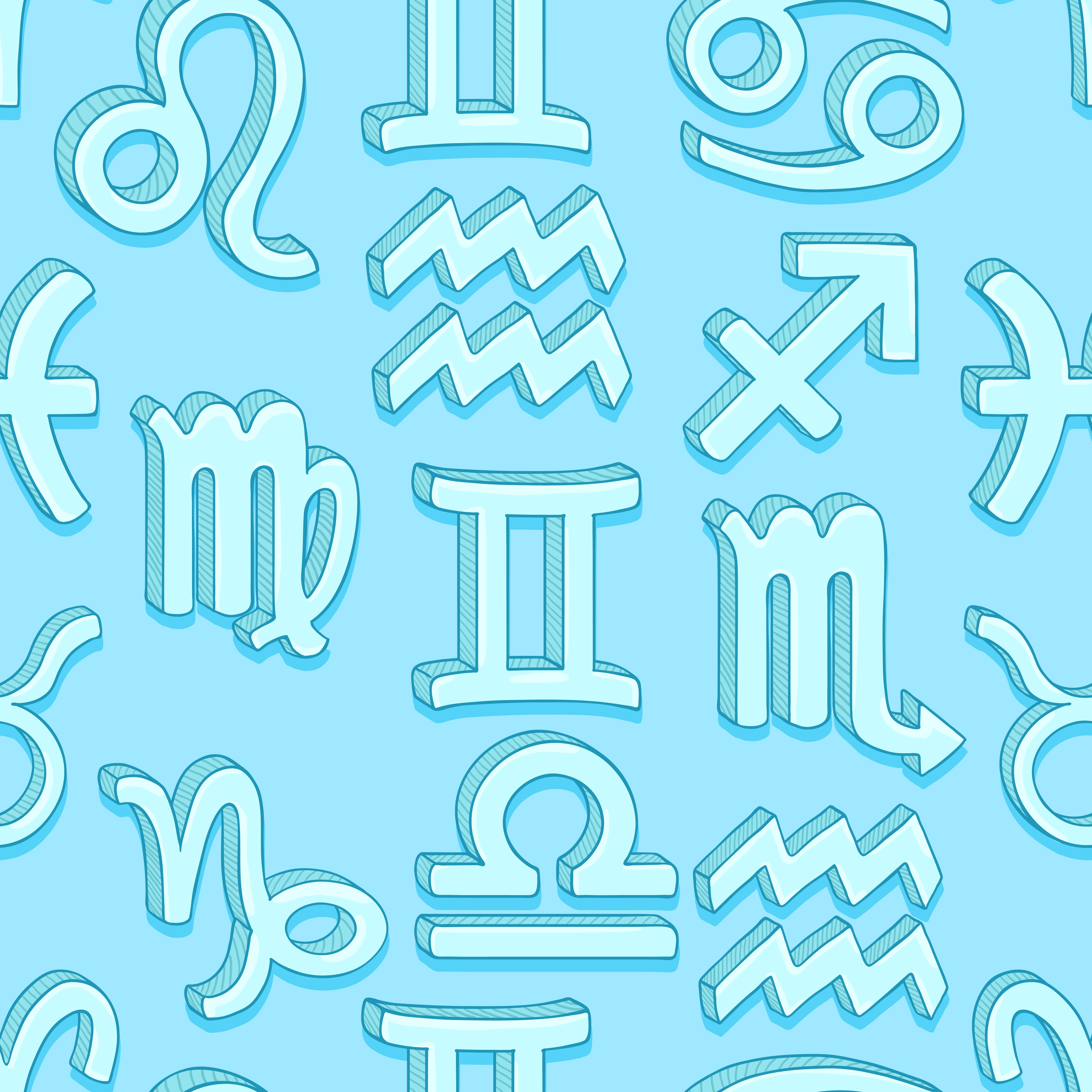 Знаки Зодиака. Набор символов и паттернов - скриншот 4