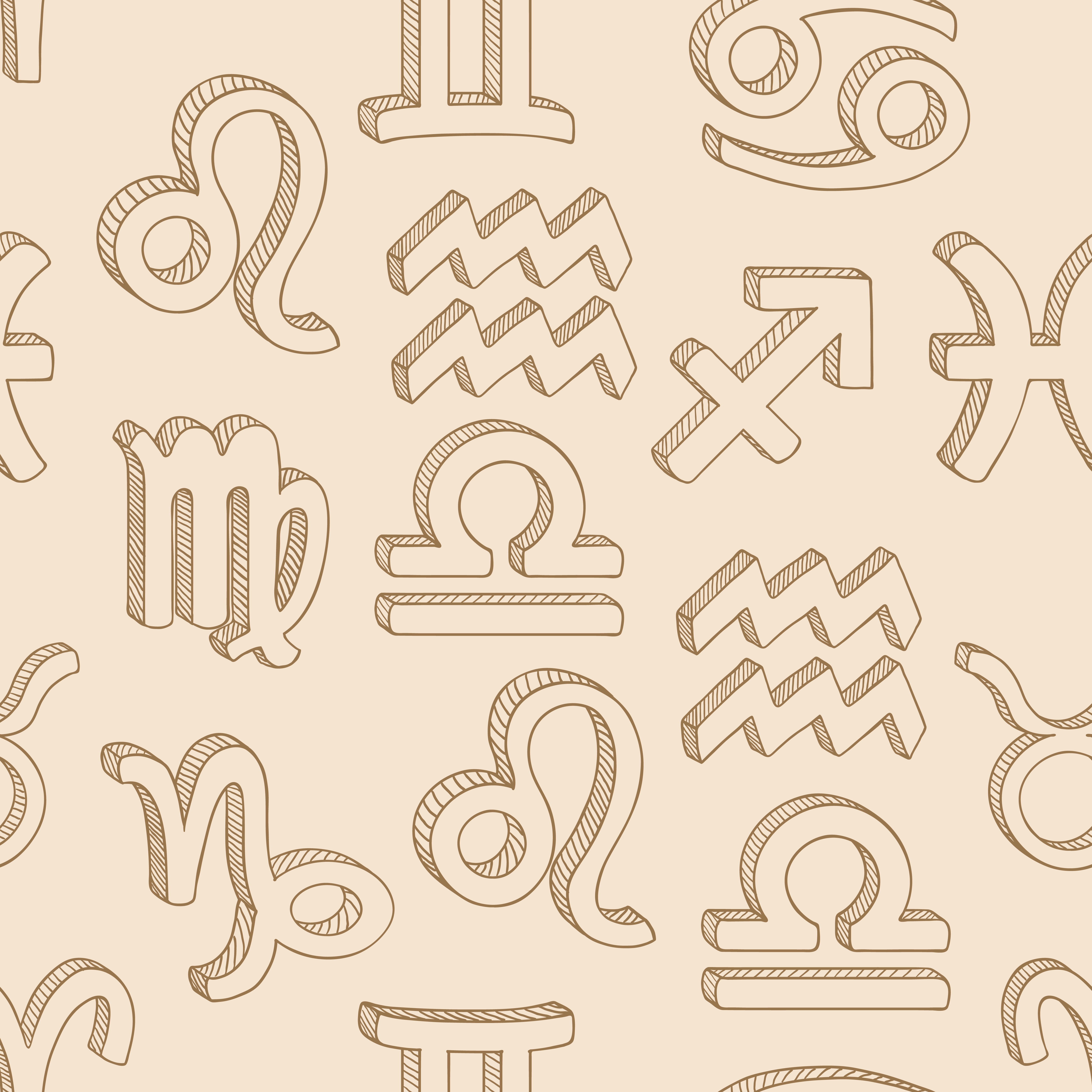 Знаки Зодиака. Набор символов и паттернов - скриншот 5