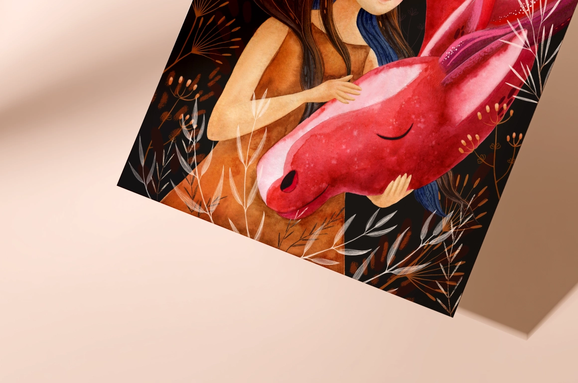 Красная лошадь. Новогодний постер А4 на 2026 год - скриншот 7