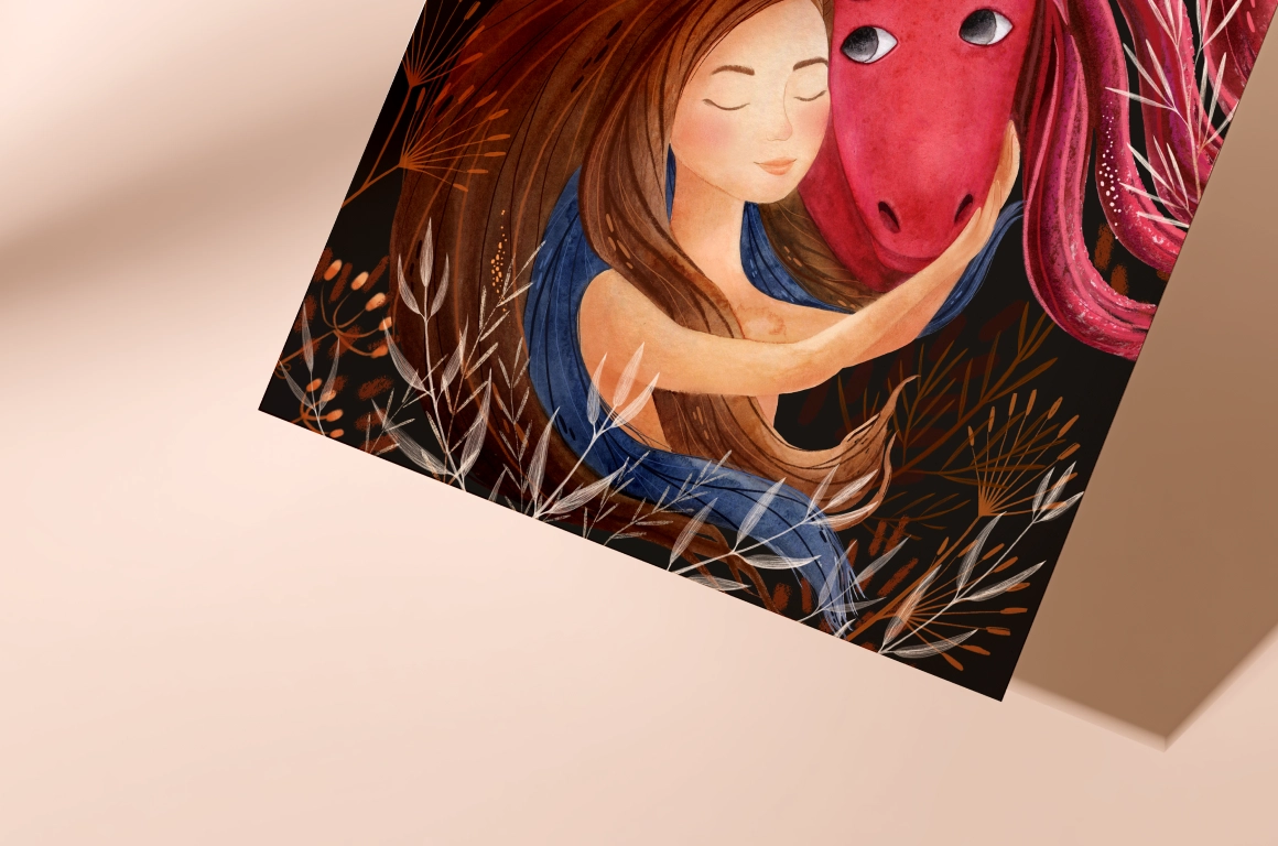 Огненная лошадь. Постер А4 с символом года 2026 - скриншот 7