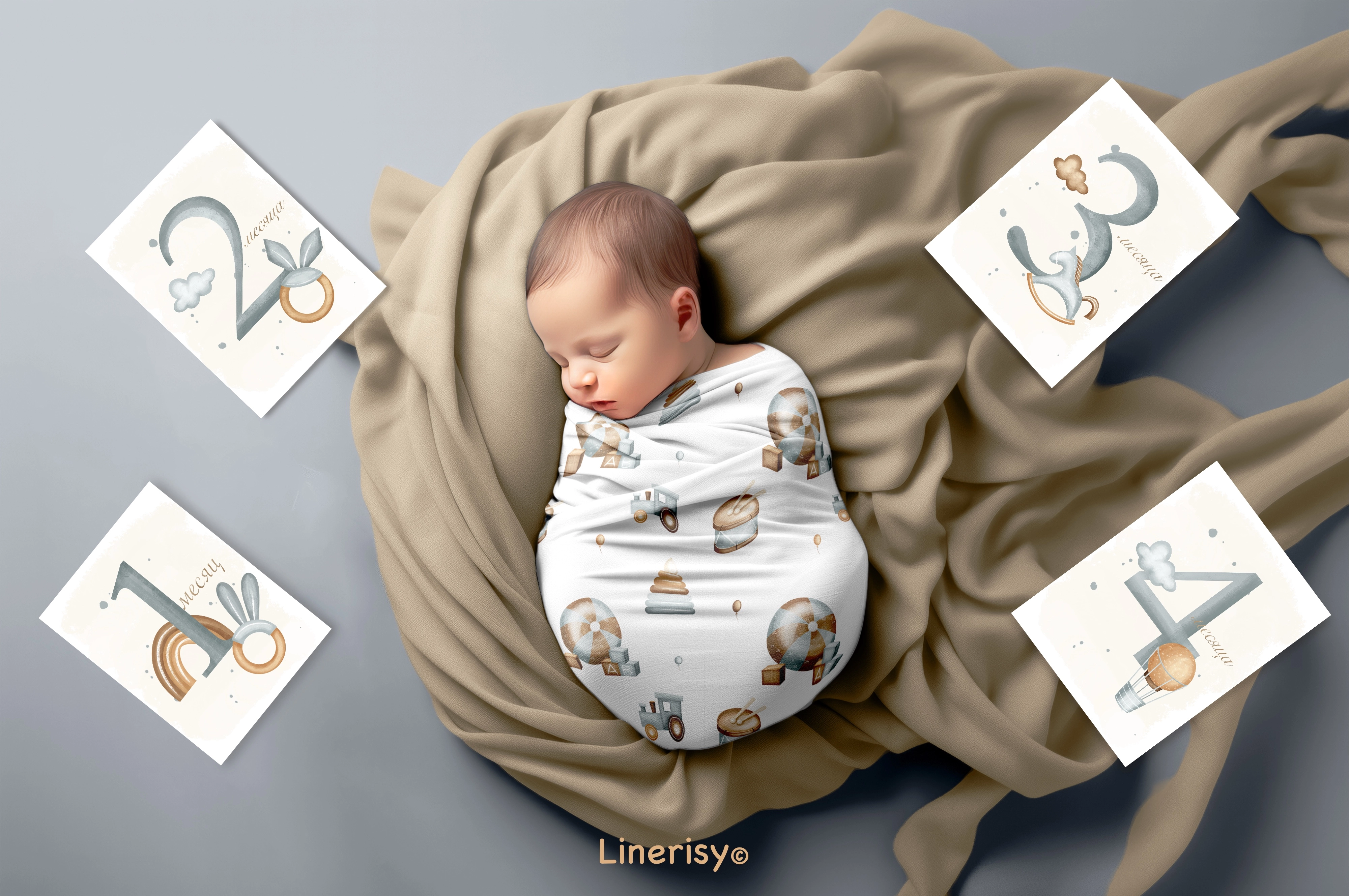 Набор карточек для младенцев «Малыш» - скриншот 2