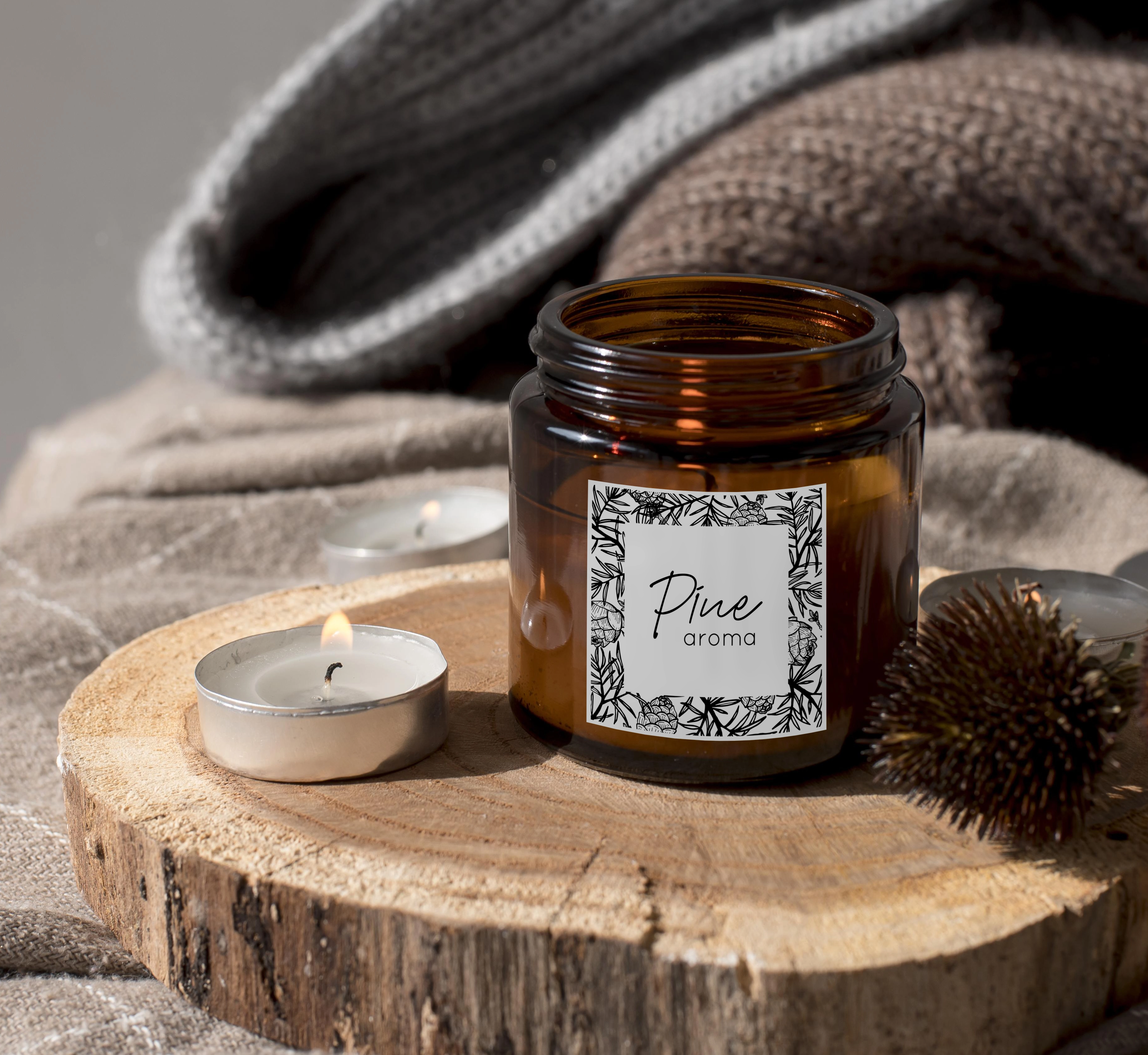 Хвойный лес, векторная коллекция иллюстраций и паттернов - скриншот 9