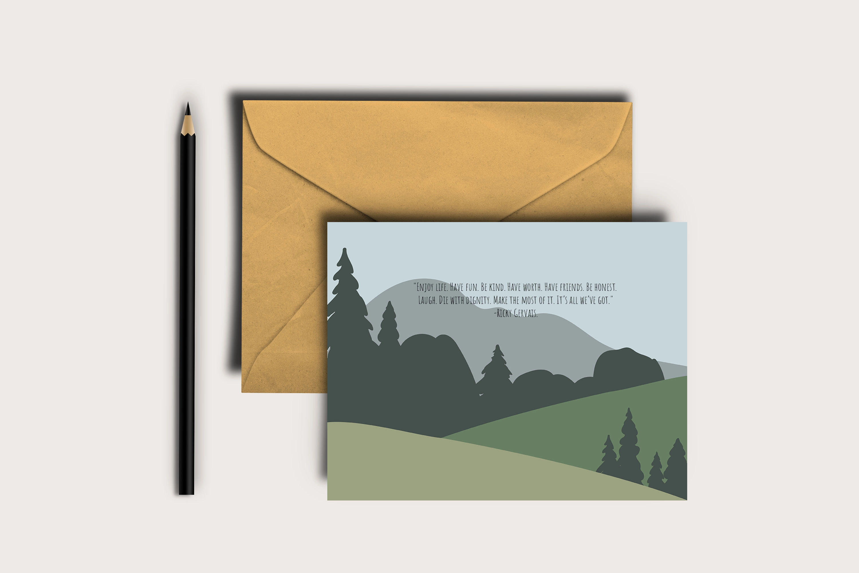 Набор лаконичных иллюстраций с горными видами, пейзажей с широкими просторами, умиротворёнными берегами озёр и тропами - скриншот 5